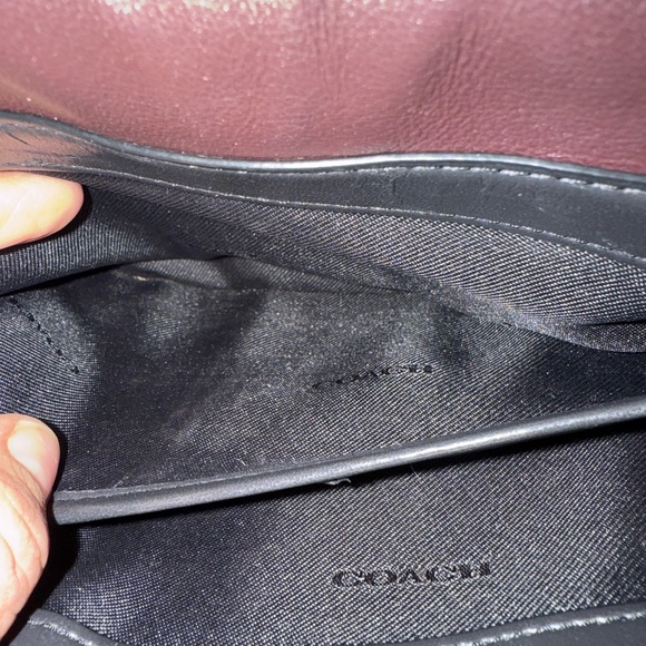 Coach Black Leather Swagger Flap Crossbody Bag - Picture 13 of 16